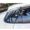 For Kia Optima K5 Sedan 2016- Car Rear Louver Window Side Shutter Cover Trim Sticker Vent Scoop ABS Carbon Fiber Accessories