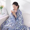 Multi-purpose Woven Jacquard Throw Blanket