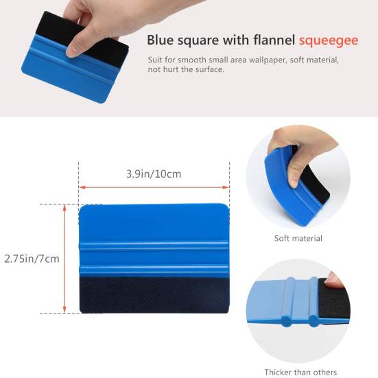 15Pcs/Set Window Film Tool with Sharp Engraving Knife Wrap Blades Film Squeegee Car Window Film Installation Set Pro Vinyl Wraps
