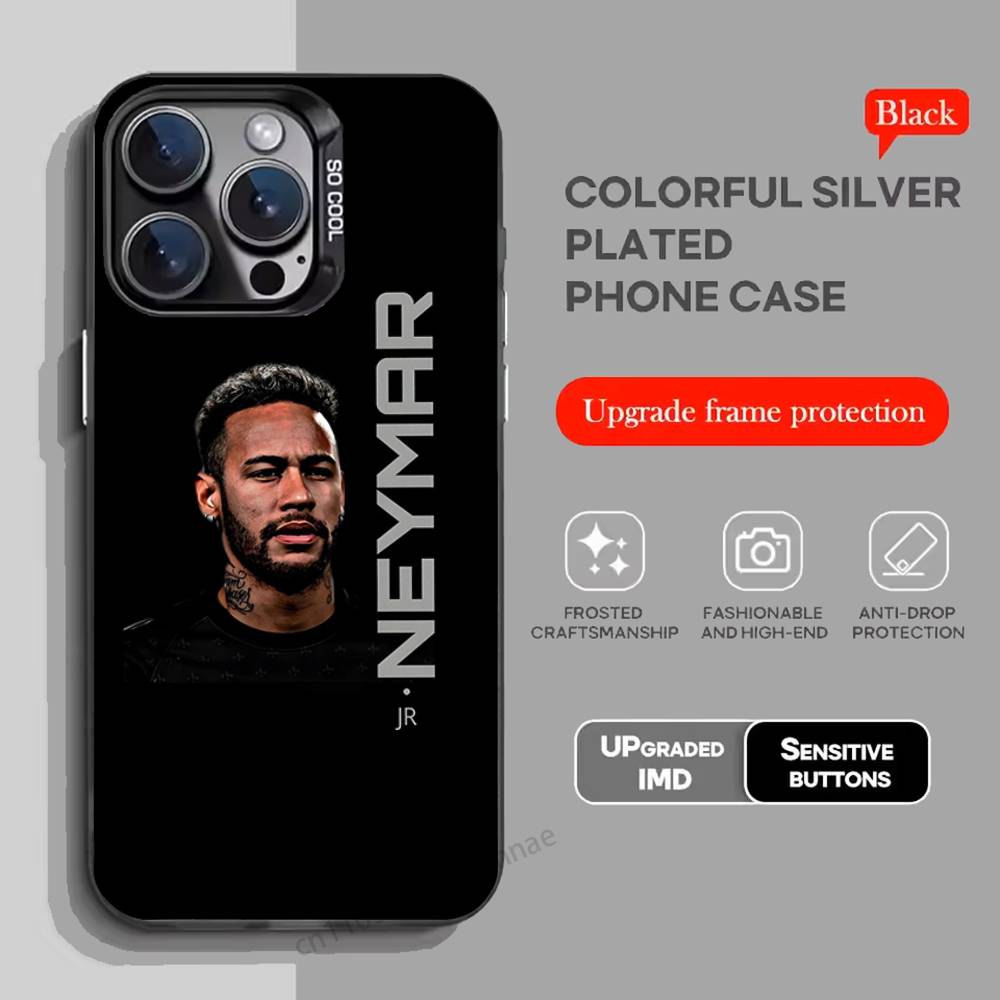 

Чехол для телефона N-Neymar Football 10 для iPhone 15 16 Pro Max Air SE 11 13 Pro 14 Plus 12 11Pro 15Pro Max 16e iPhone15promax