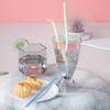 Set of 100 Colorful Bendable Plastic Straws Throwaway Straws Durable Drinking Straws Plastic Material for All Occasion