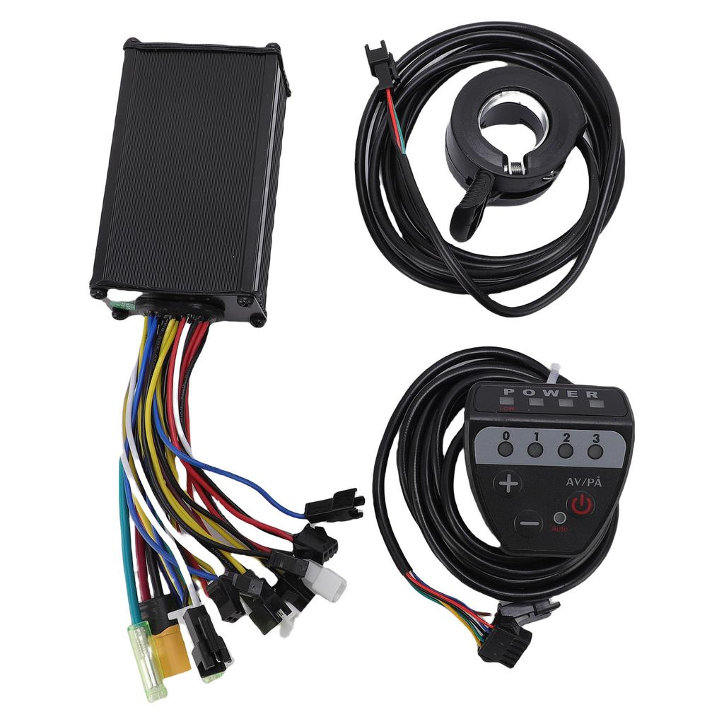 LED Display Meter 3 Modes 15A Controller for Brushless Motor 130X Throttle Grip Electric Bike