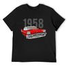 1958 Desoto Antique Car T-Shirt Cotton Man T-shirts Cute Clothes for a Boy Heavyweights Clothes for Men