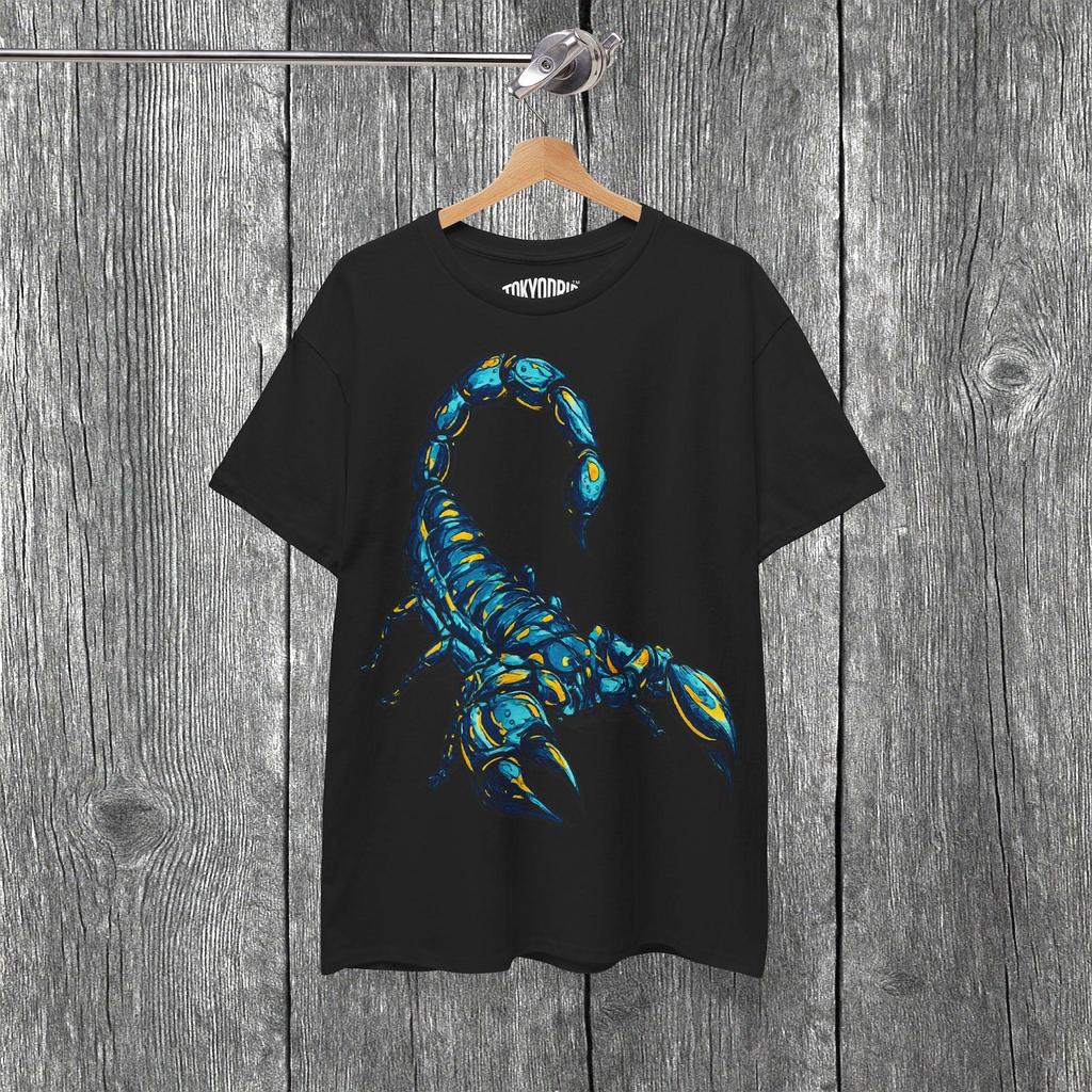 Scorpion Graphic Tee, Urban Streetwear, Unisex Heavy Cotton Shirt