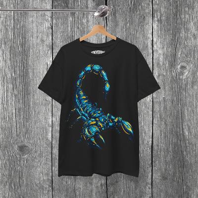 Scorpion Graphic Tee, Urban Streetwear, Unisex Heavy Cotton Shirt