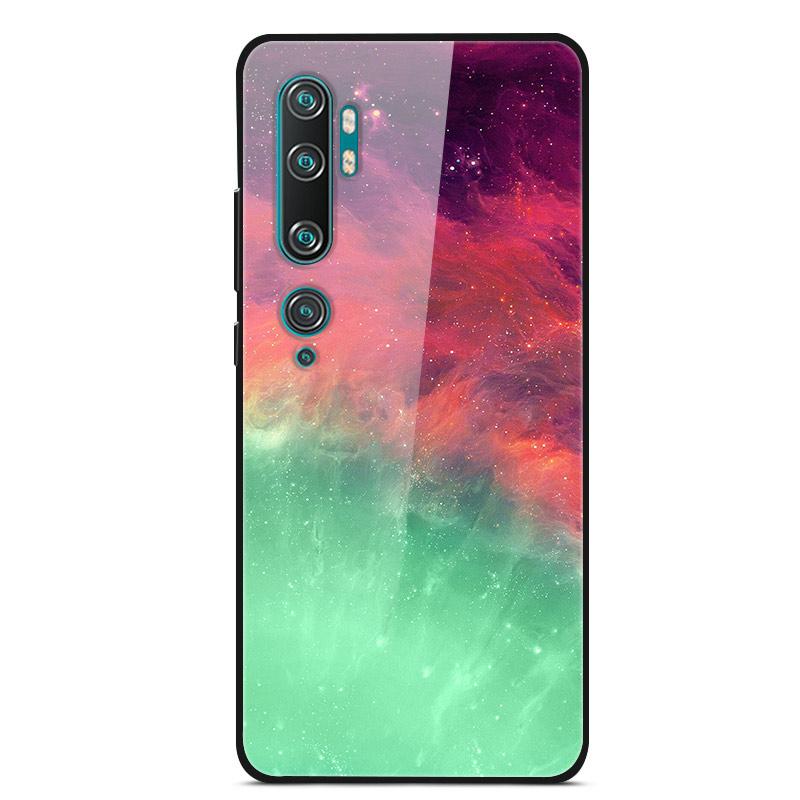 Luxury Cover Case for Xiaomi Mi Note 10 Pro Tempered Glass Cover Silicone Phone Case for Xiaomi Redmi Note 10Pro 10 Pro Cases