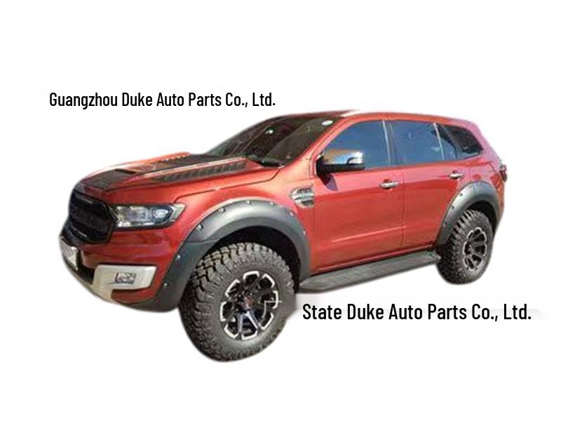 Ford Everest 15-18 ABS Anti-Collision Mudguard Wheel Arch - No Drilling Needed