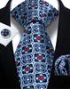 Mens Tie Paisley Jacquard Woven 8Cm Formal Business Wedding Necktie Pocket Square Set Suit Cravat High Quality Handmade Gravata