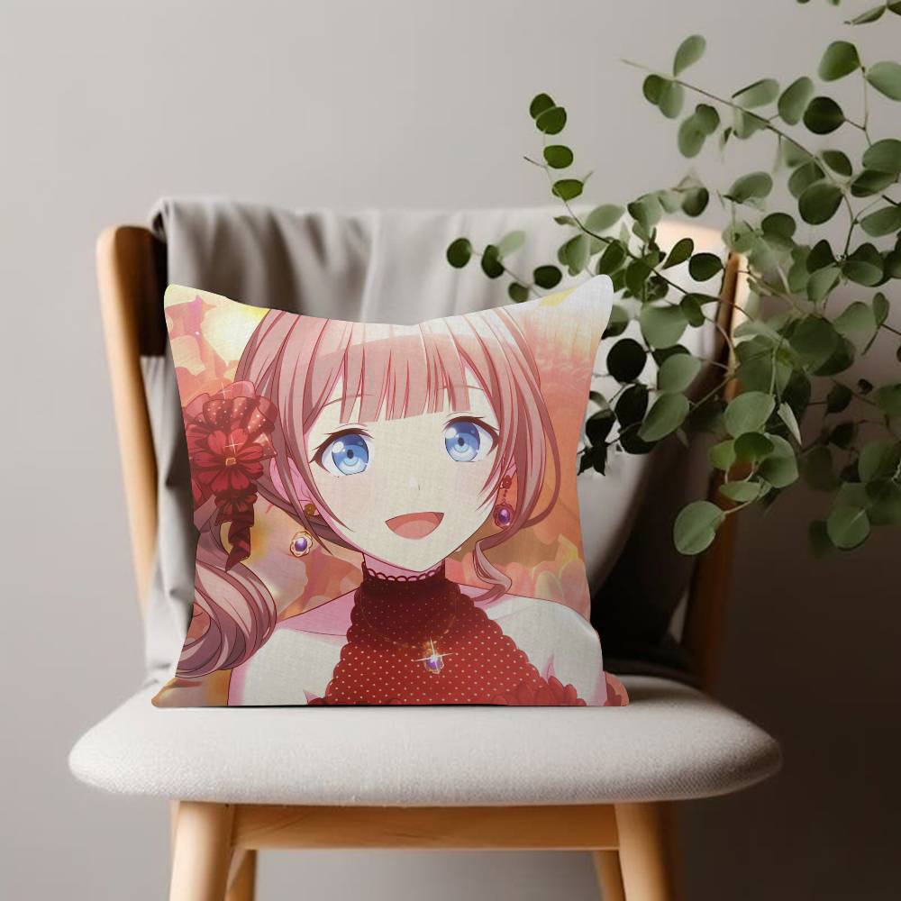 Mochizuki Honami Comfortable Soft Pillow Case for Sofa Living Room Home Office Decor Protective Covers