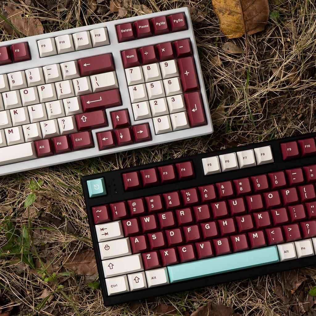 253-Key Doubleshot Cherry Profile Keycaps Custom Yuru Keycap Set for Cherry MX Mechanical Gaming Gear