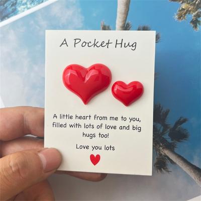Valentines Day Gifts For Kids - 1 Pack Valentines Cards With Heart-Shape Plastic Heart-shaped Material Valentine