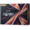 Honma and 2021 Golf 1 Dozen White and Tour TOUR TW-X TW-S Balls, (12 Balls), Yellow, 3-Piece, Style, Spin, Distance, WORLD, Honma/TW-X_2021/Yellow