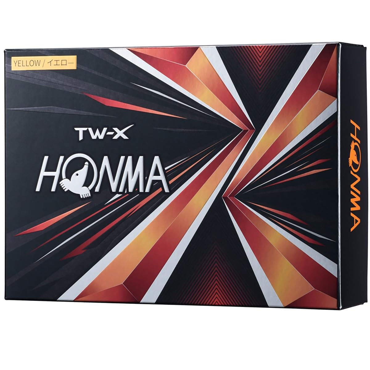 

Honma TW-X and TW-S 2021 Golf Balls, 1 Dozen (12 Balls), White and Yellow, 3-Piece, Tour Style, Spin, Distance, TOUR WORLD, Honma/TW-X_2021/Yellow