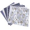 7pcs / Set 100percent  Cotton Batiks Sewing Craft Cloth for DIY Wallet Cushion Cover