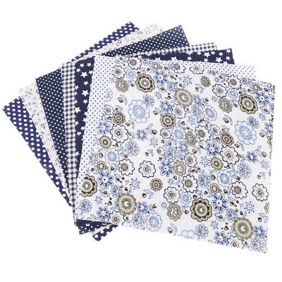 7pcs / Set 100percent  Cotton Batiks Sewing Craft Cloth for DIY Wallet Cushion Cover