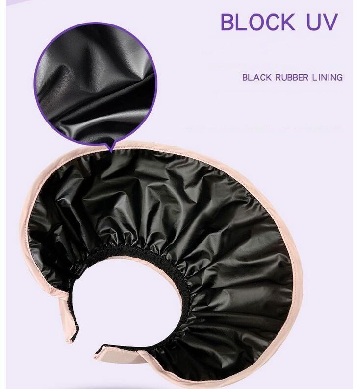 Wide Brim Shell Sunscreen Hat for Women UV Protection Beach Hat Summer Hairband Dual Purpose Sun Hat for Gardening Fishing