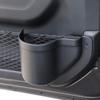 JeCar Door Pocket Front Door Storage Box Door Cup Holder Interior Accessories Compatible With Jeep Wrangler 2018- JL JLU 2/4-Door, Black