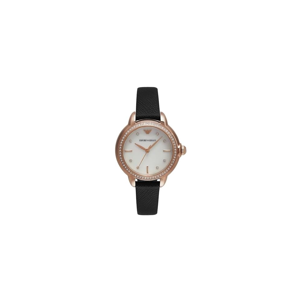 Emporio Armani NA AR11598 Women s Black Watch Elegant Design Stylish Timepiece