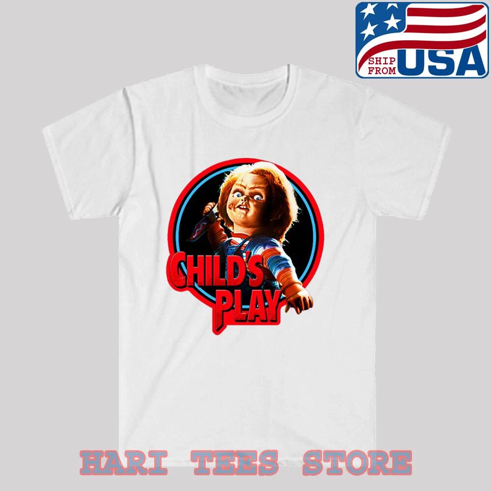 Chucky Child s Play Horror Movie Men s White Size S to 5XL 3XL