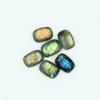 Natural Labradorite Cushion Cabochon Loose Gemstones Lot | Flashy Labradorite Cabochons for Jewelry Making