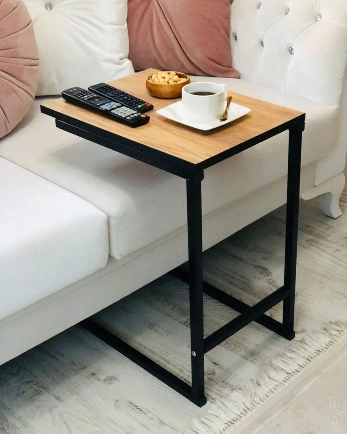 

Деревянный журнальный столик с боковой стороны, диван-кровать, чайный кофейный столик для гостиной, держатель для ноутбука