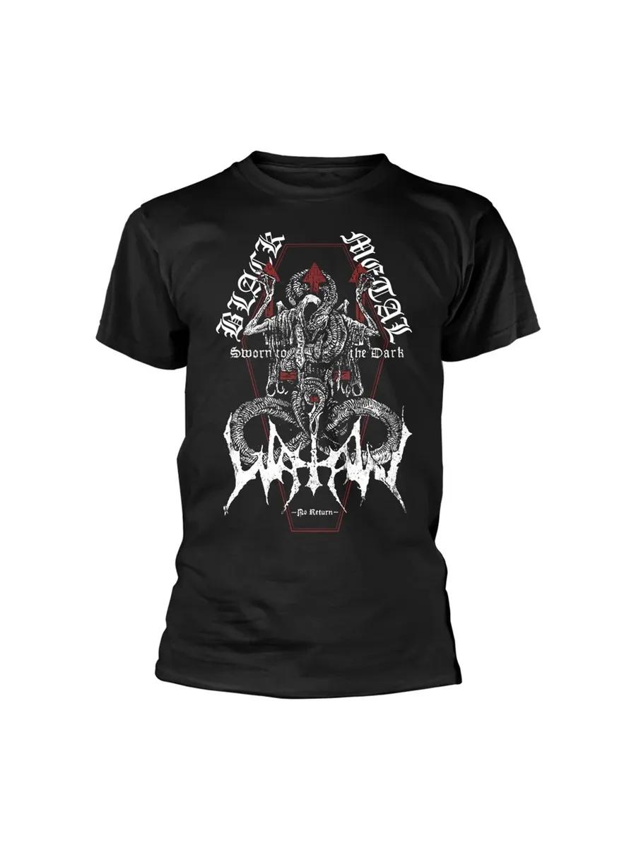 

Men s WATAIN Graphic T-Shirt, 100% Cotton Crew Neck Short Sleeve Tee, Casual Summer Top for Daily Wear and Gift M