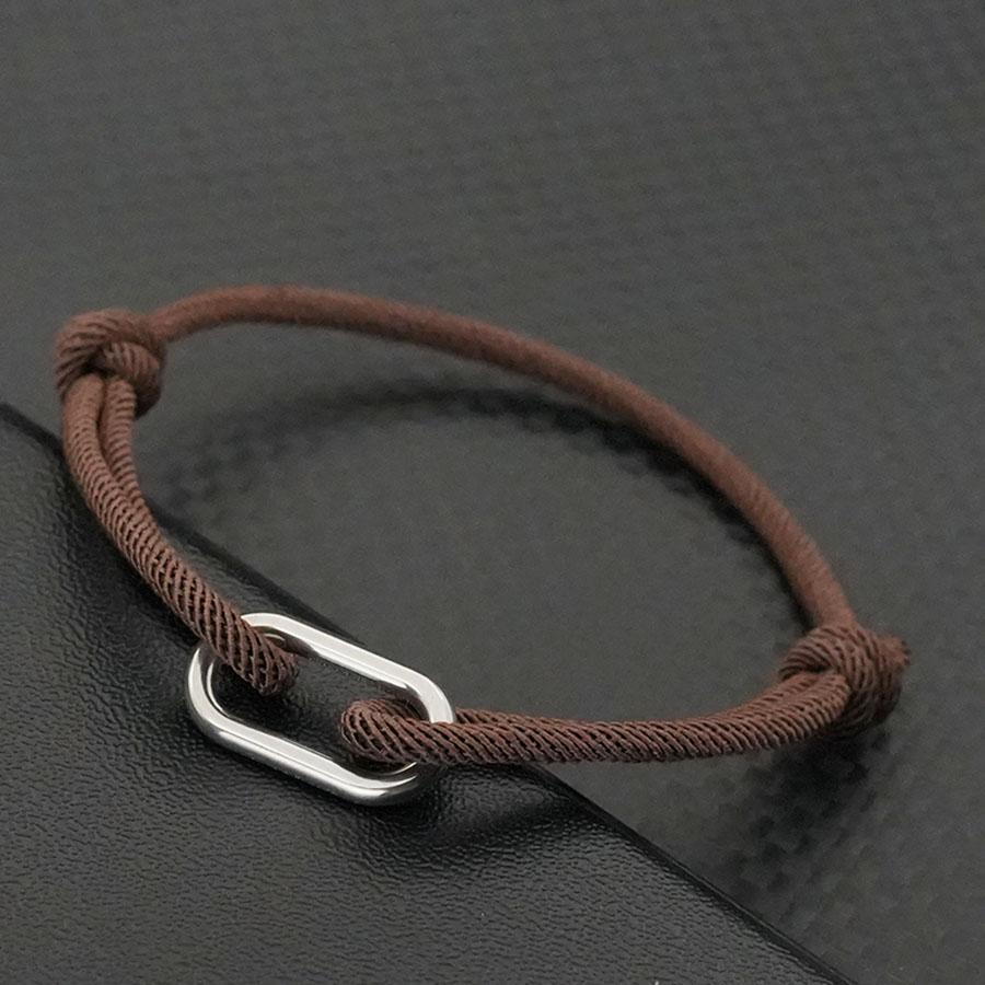 Fashion Mens Adjustable Rope Bracelet Stainless Steel Casual Versatile Accessories Grade A 3mm Thin Lucky Red String Braslet