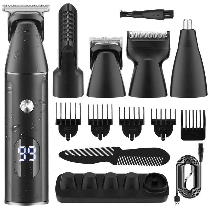Men's Multifunctional Waterproof Electric Shaver and Hair Trimmer Set