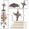 Solawindchime Outdoor Hummingbird Wind Chimes, Hummingbird Bronze Wind Chimes, Gift Wind Chime, Hummingbird Wind Bell Gifts for Women, for Home,
