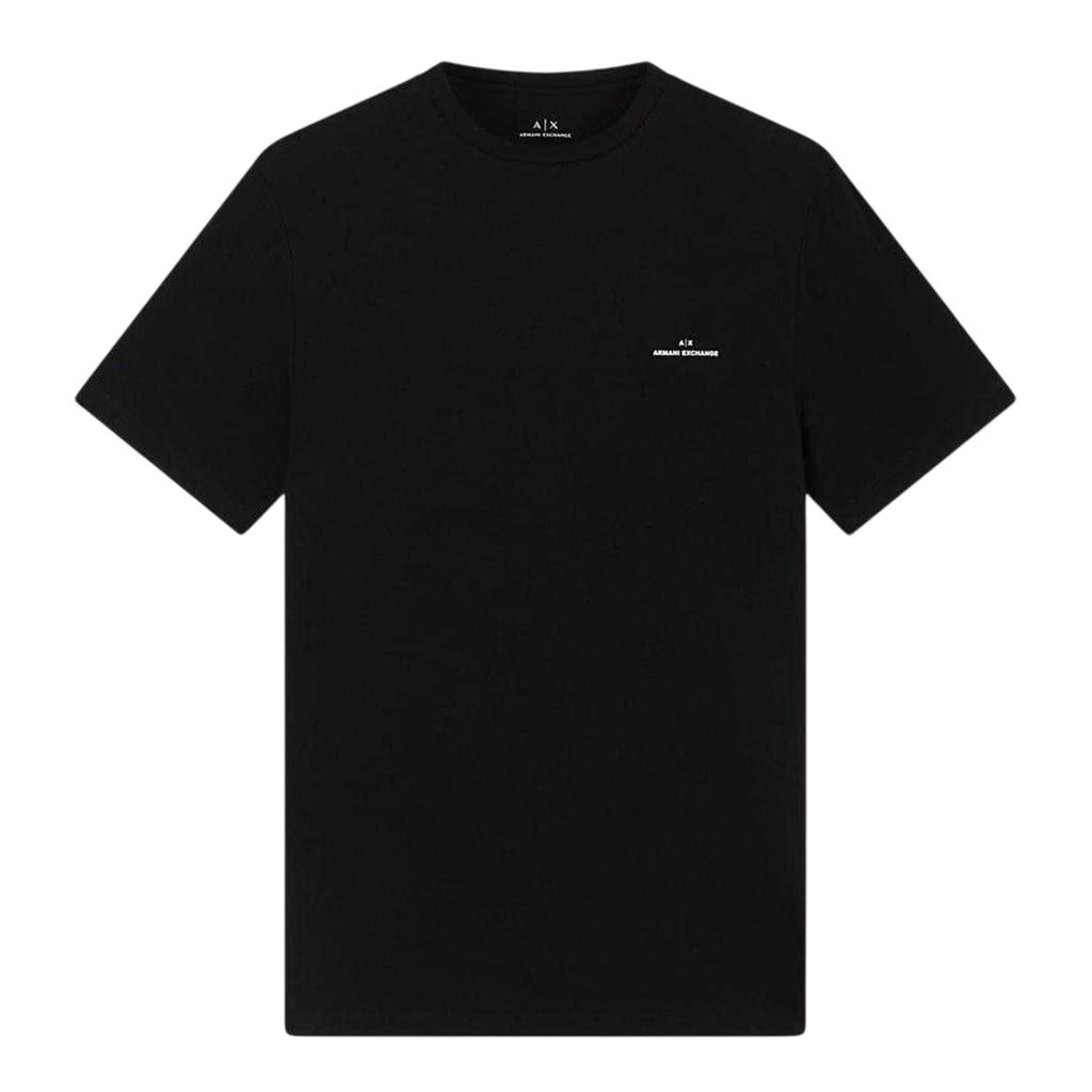 Armani Exchange Mens Logo Embossed Regular T-Shirt