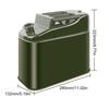 1.3 Gallon Petrol Oil Storage Can Can Fuel Container Gas Can for Car Truck Automotive Oil Bucket Container Green