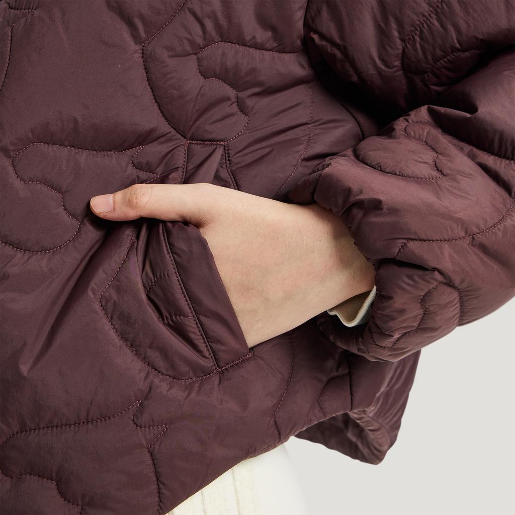 adidas FW25 Leichte Wattierte Jacke Neuer Chinesischer Stil Outdoor Leicht Warm Sportlich Lässig Langarm Baumwollmantel Damenjacke KS0629