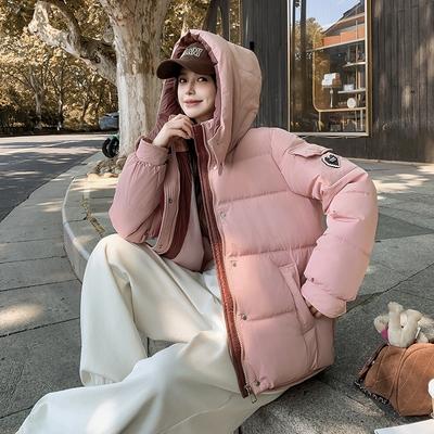 Color Matching Cotton-padded Clothes for Women's Winter New Short Bread Clothes for Small People To Wear Thickened Cotton-padded Jackets