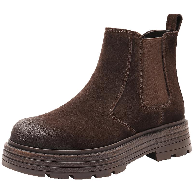 Belle Women s Burnished Chelsea Boots 37