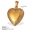 European & American Style Heart-Shaped Rhinestone Stainless Steel Pendant Necklace Accessories