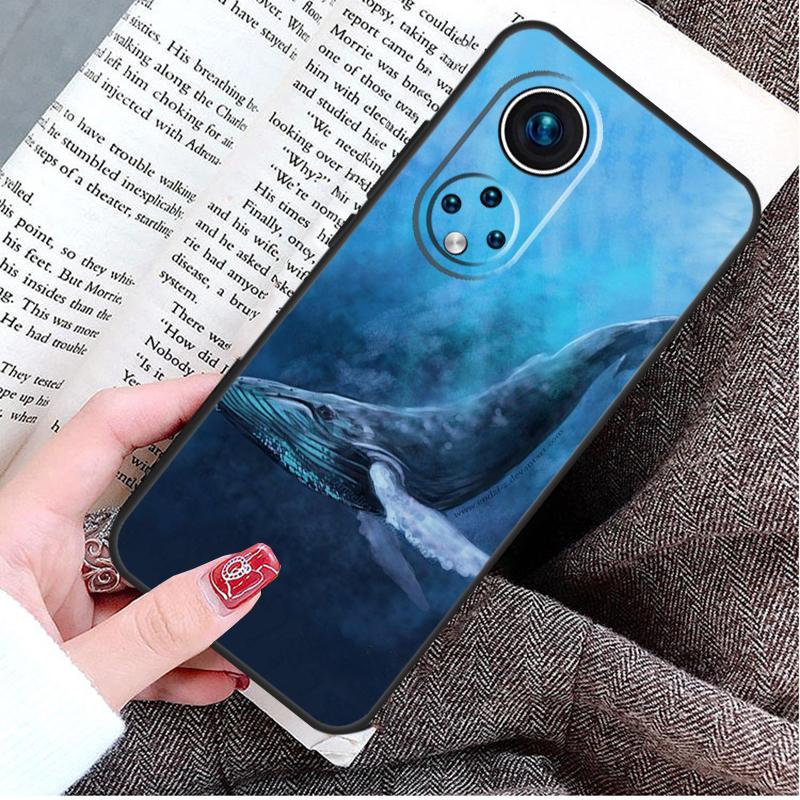 Whale Fish Wave Sea Case For Honor Magic 8 6 7 Lite Honor 400 200 Pro 50 70 90 X8c X8b X9a X9c X9b X9d Win Cover