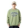 Anta Comfortable Casual Loose Fit Round Neck Letter Print Long Sleeve Sweatshirt Men Sweatshirt Gray Green 152438701-2