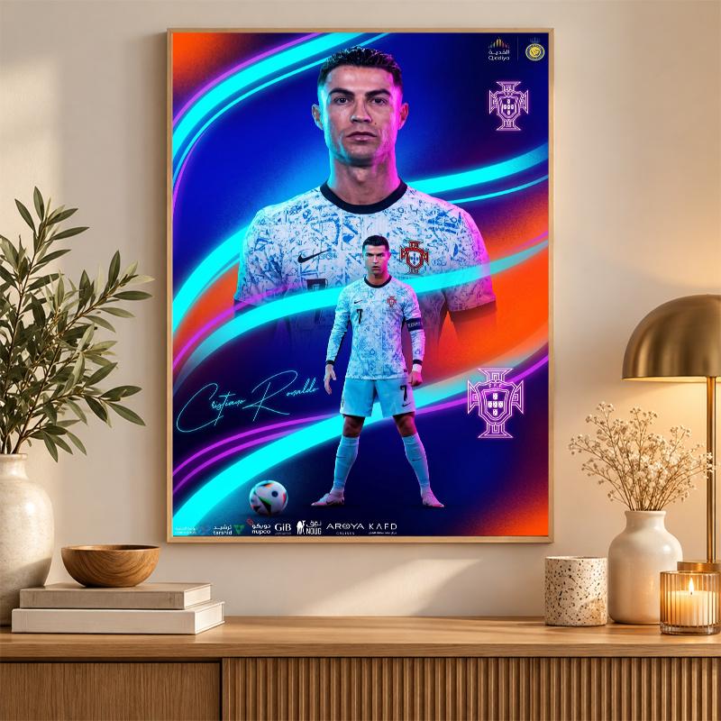Zestaw do Malowania Diamentami Cristiano Ronaldo 5D Pełny Wiertak DIY Mozaika Diamentowa Sztuka Ścienna Wystrój Domu