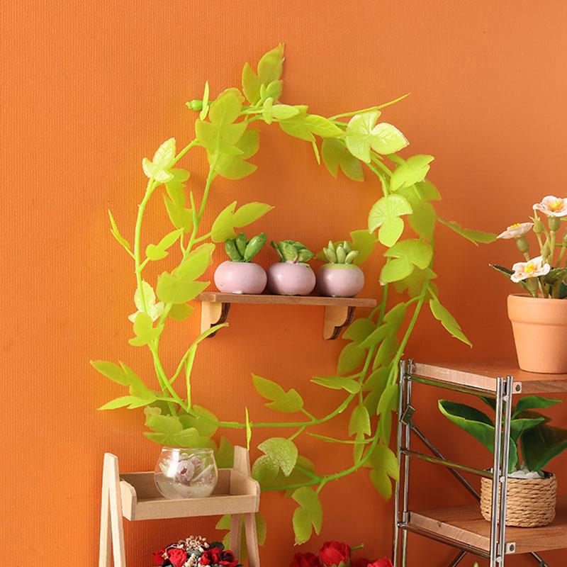 1Pc 1:12 Dollhouse Miniature Flower Vine Gardening Plant Ornament Decor Toy
