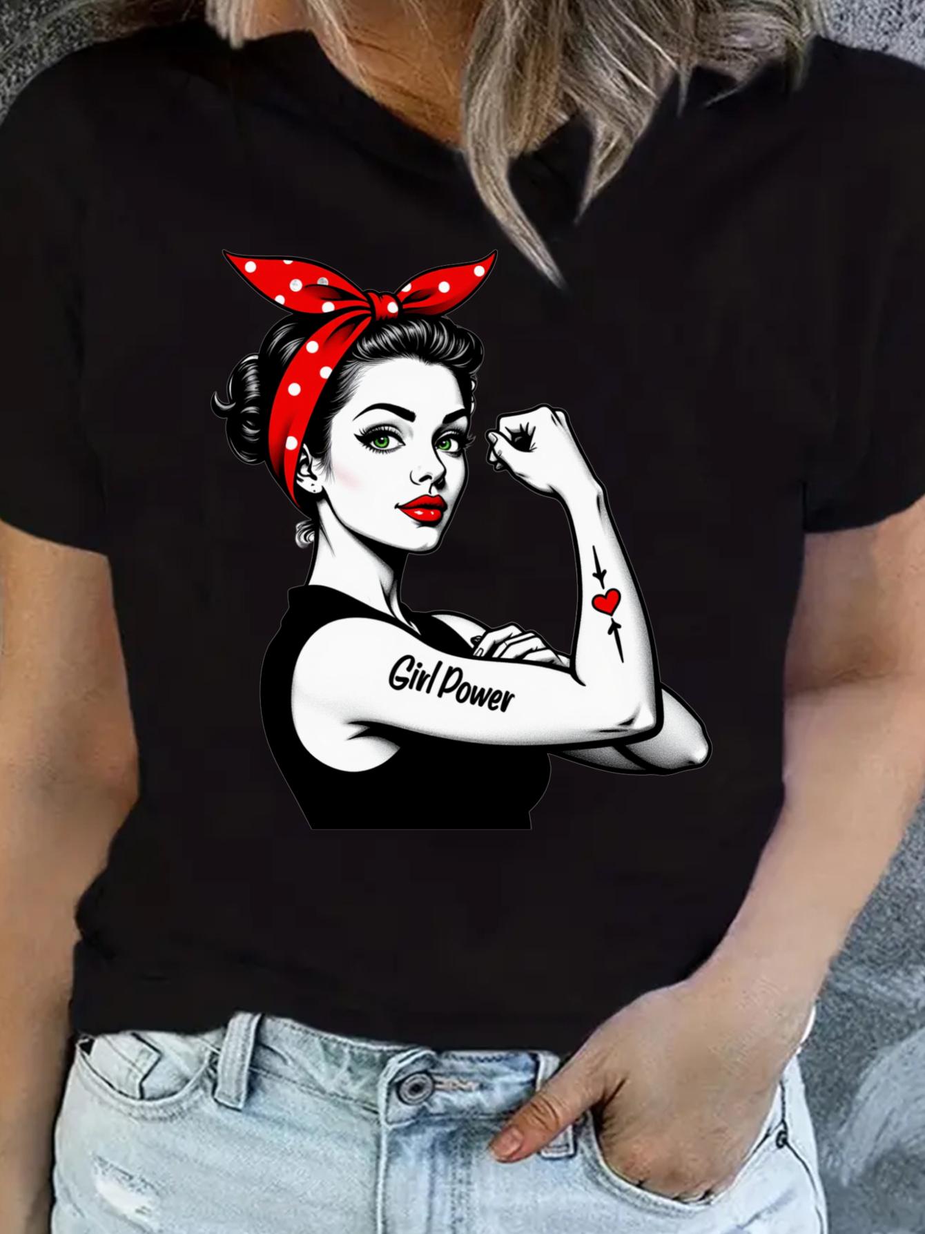 

Casual Short-Sleeve Tee for Women Featuring Graphic Design 5XL різнокольоровий