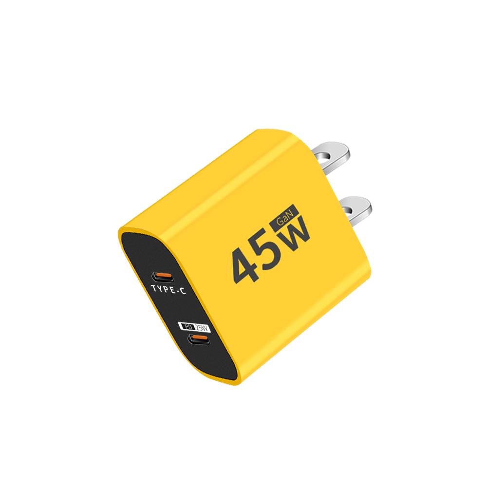 

Быстрое зарядное устройство 45 Вт Type C PD 25 Вт Быстрая зарядка для iPhone Xiaomi Samsung EU US Plug USB C Адаптер для зарядного устройства мобильного телефона US Plug