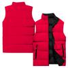 Ladies' Casual And Fashionable Sleeveless Vest Solid Color Cotton Jacket