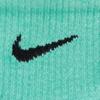 Nike Gradient Knit Logo Embroidered Socks 2 Pairs Gradient Green + Gradient Blue Men's DH6304-906