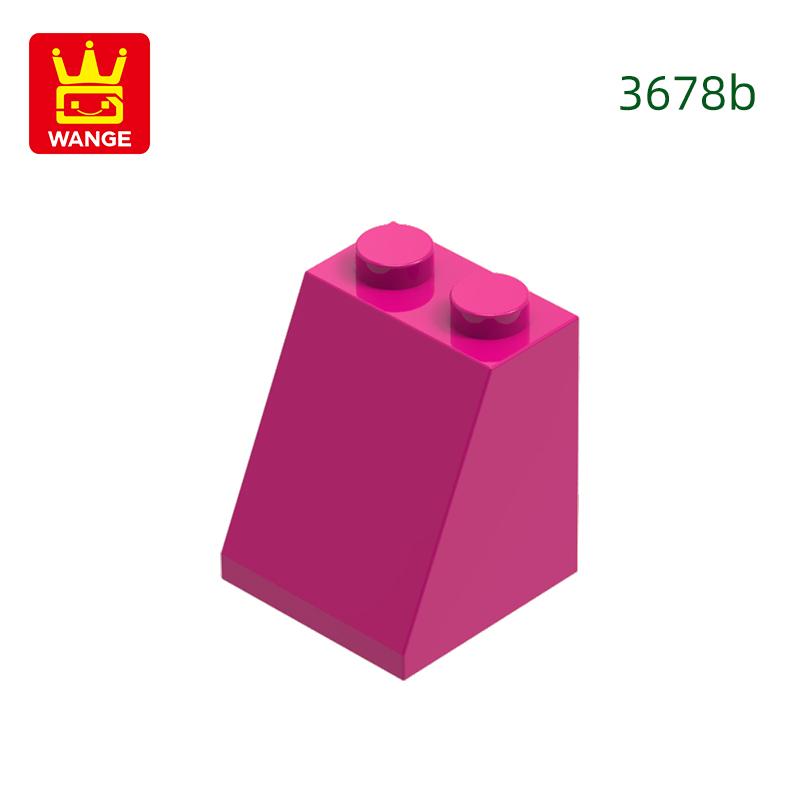 53Pcs/lot 3678 Roof Tile 2X2X2 Dots 65degree Block Moc Hue Accessories Compatible featuring Brick DIY Children's Plaything Assembly