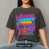 Halloween Summer Slasher Raster Unisex Comfort Colors Tee BK