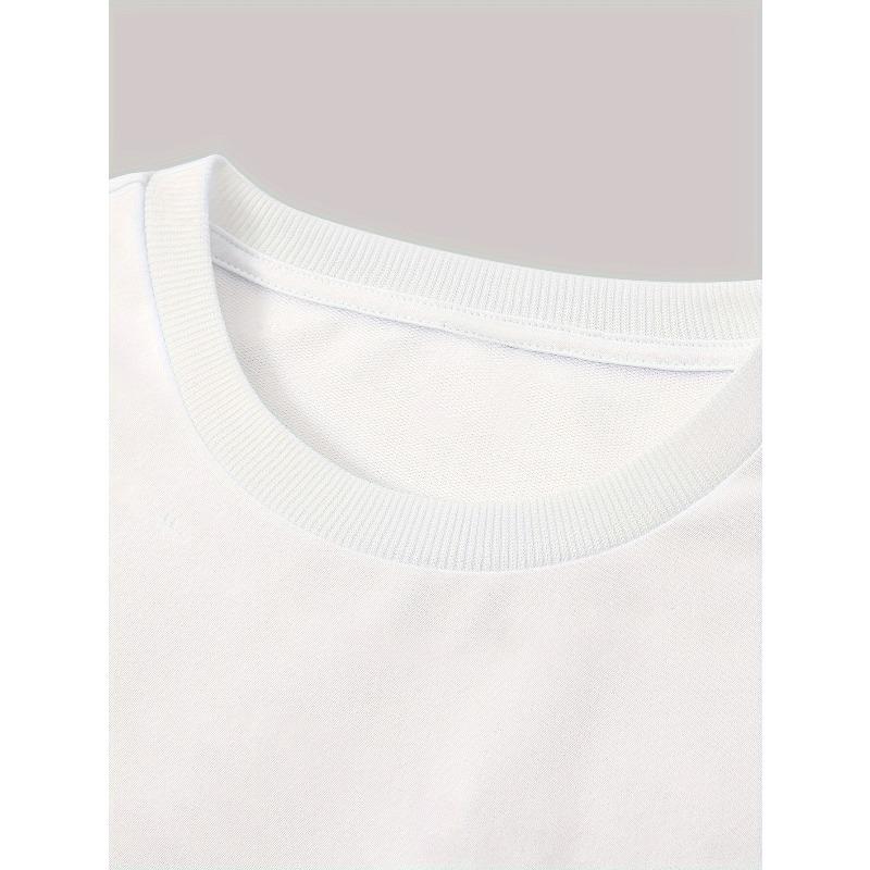 European Size Big-Eyed Pattern Round Neck T-Shirt, Y2K Fashion Round Neck T-Shirt, Men'S Summer Clothing, Loose T-Shirt, Summer Outdoor,Street Fashion