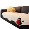 New Special-Shaped One-Piece Straight Row Four-Season Universal Chenille Cartoon Non-Slip And Anti-Cat Scratching Sofa Pad