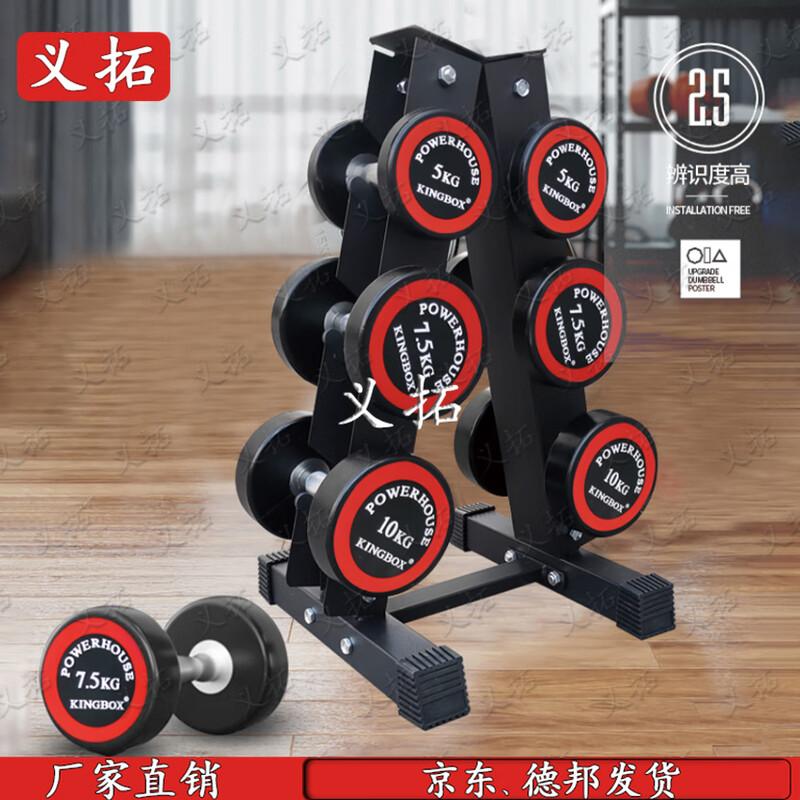 Yituo Commercial Coated Steel Dumbbell Set with Rack