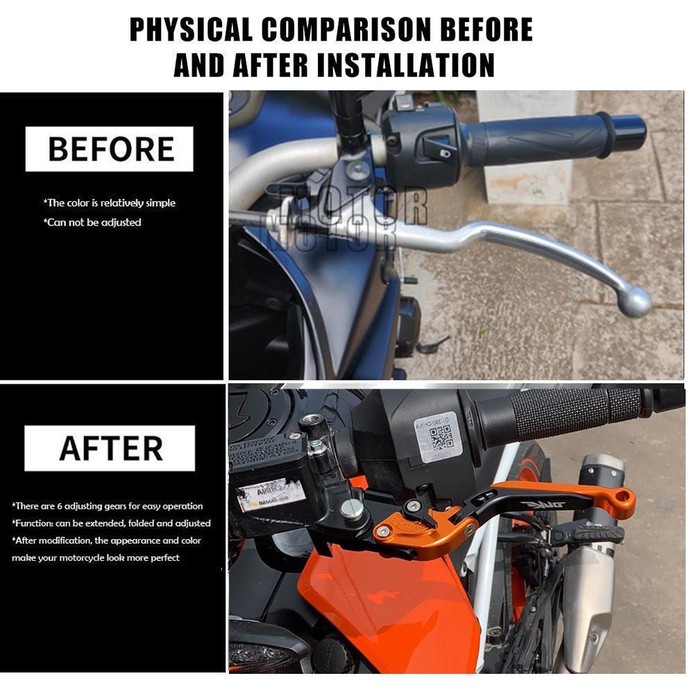 Brake Clutch Levers For Duke 125 200 250 390 Duke RC125 RC200 RC390 2011- 2022 2023 Motorcycle Folding Extendable Handle