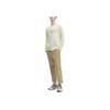 FILA Mens Woven Trousers 2023 Winter New Comfortable Straight Leg Casual Pants Men bottoms Palm-Khaki F11M349802F-DK